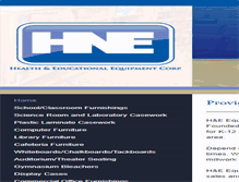 Tablet Screenshot of hneequipment.com